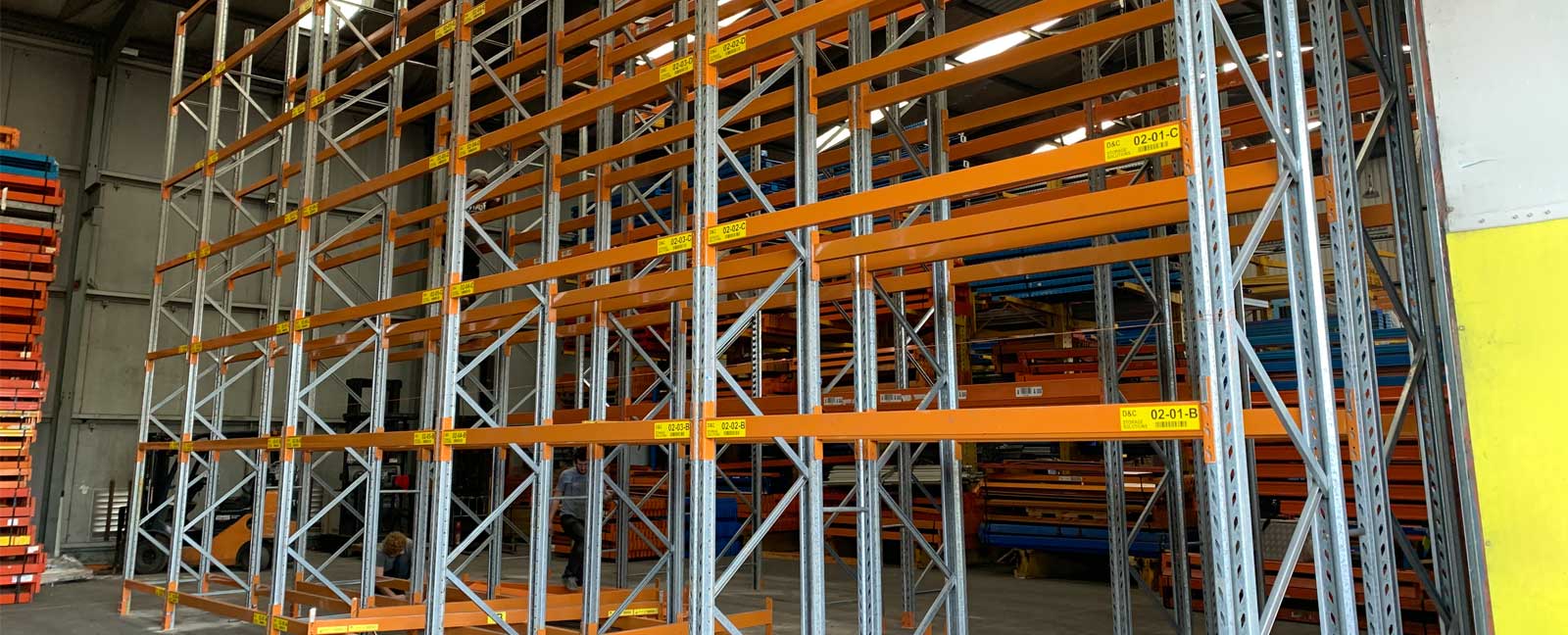 used-pallet-racking-on-delivery-truck