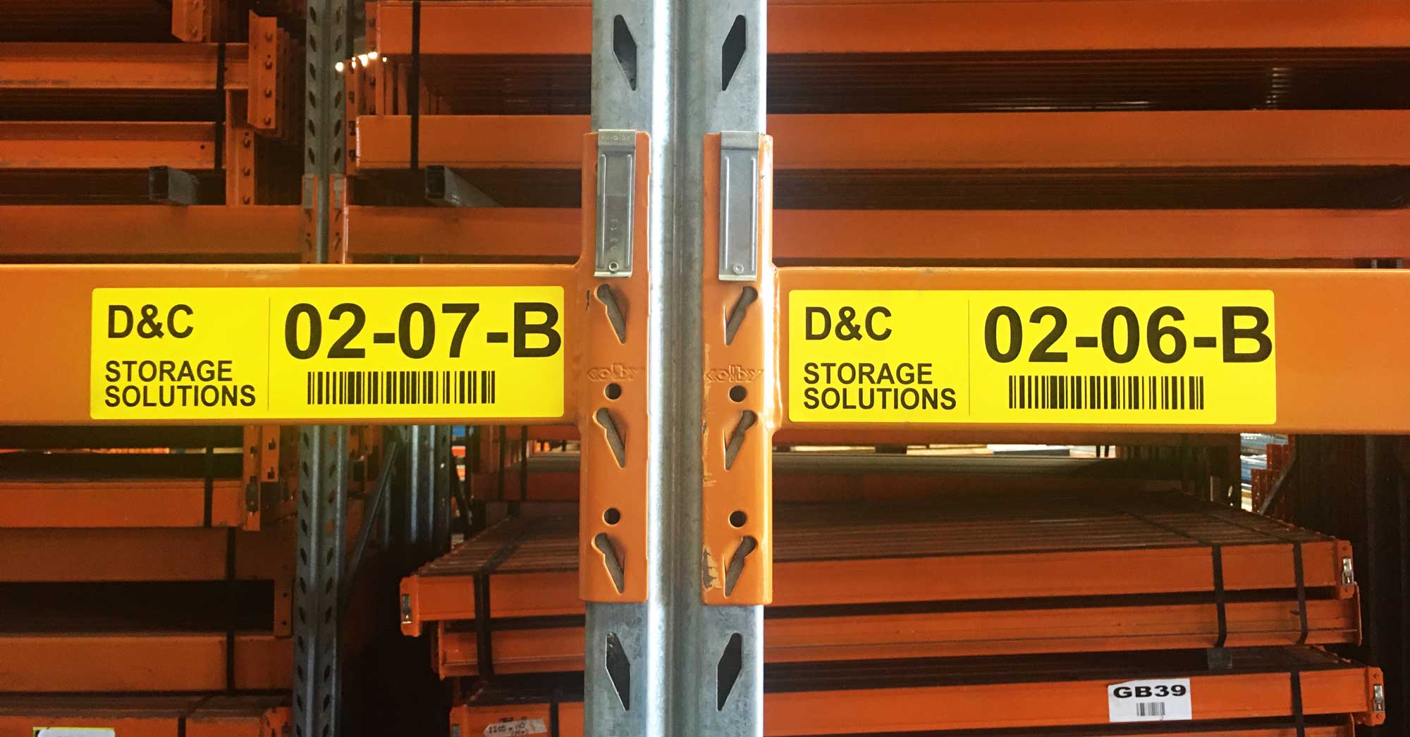 Warehouse Labeling D&C Storage Solutions